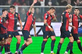 Genoa have seen off Cagliari in a clash between two Serie A strugglers. (EPA PHOTO)